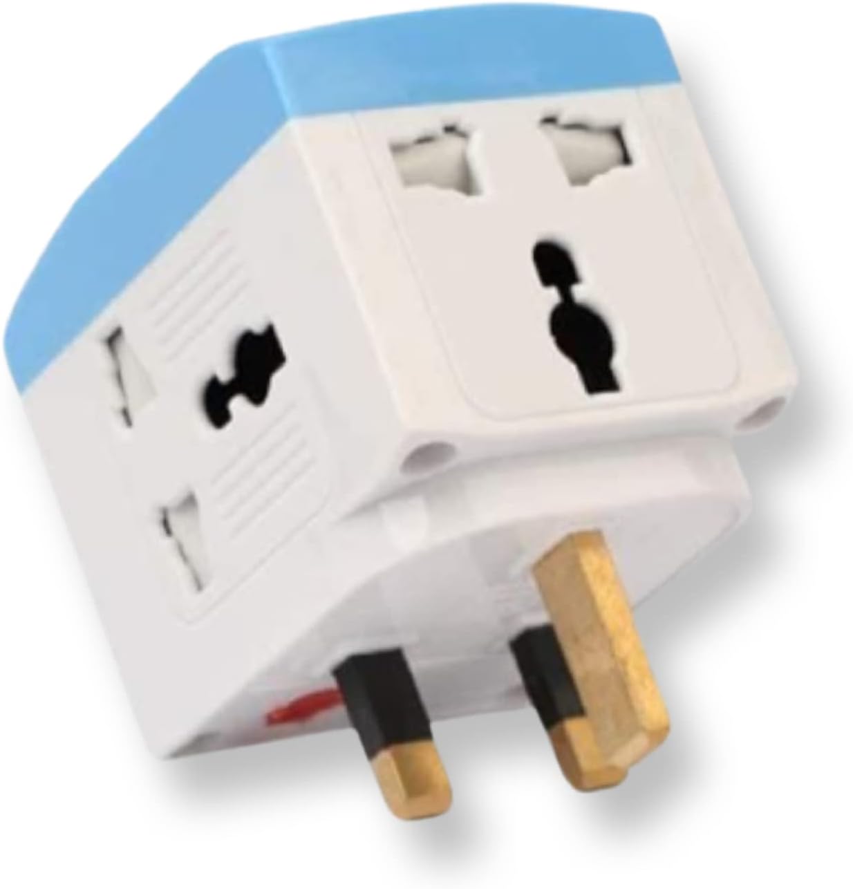 HUNTER 13A Multi-Plug UK UAE Adapter Fused 3-Way Universal Sockets with 3-way Switch, 1 Year Warranty