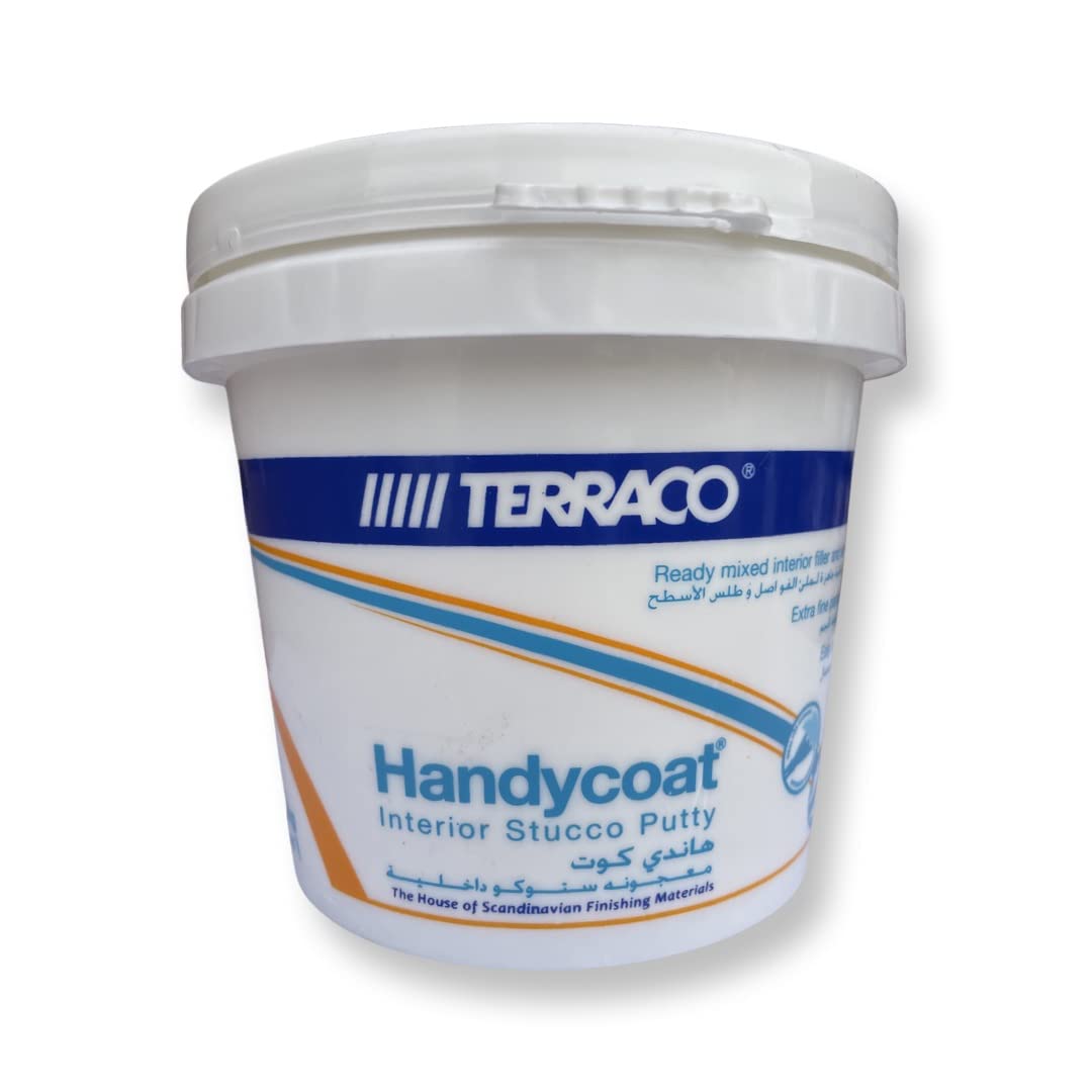 Terraco All-Purpose Putty Filler, Designed for Interior Use to fill Crack and Holes, Quick Drying, Paintable, Permanent, Non-Shrinking, Spackling for Drywall, 1KG